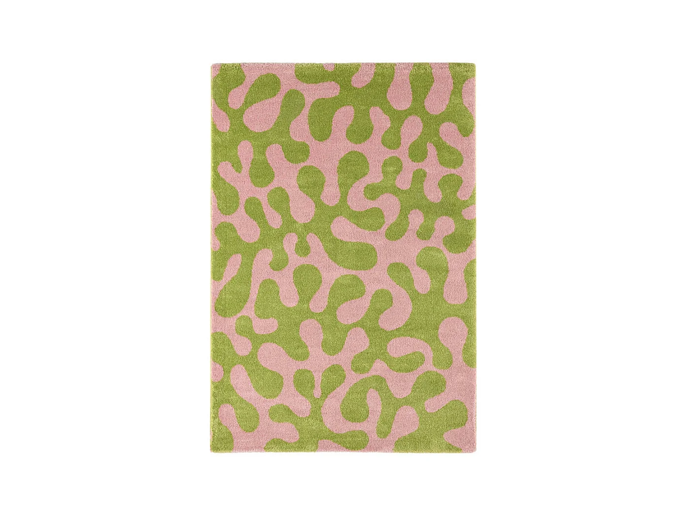 Vibe - Tapis vintage à motif abstrait -  Vert - 160x230cm