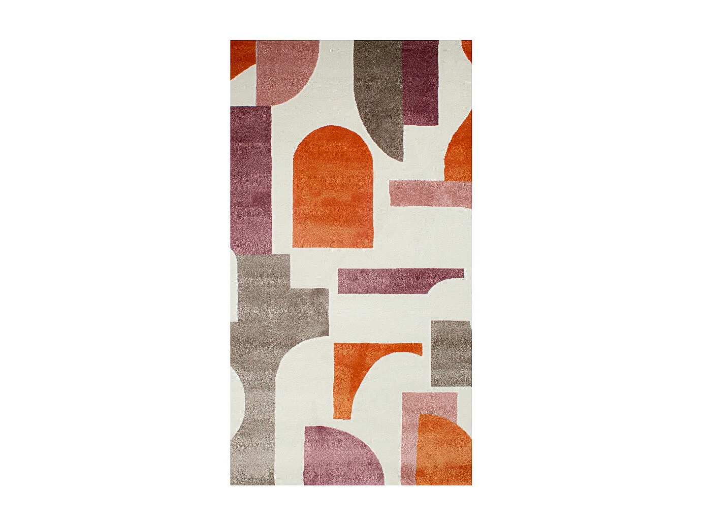 Zenith - Tapis contemporain à motif géométrique -  Multicolore - 120x160cm