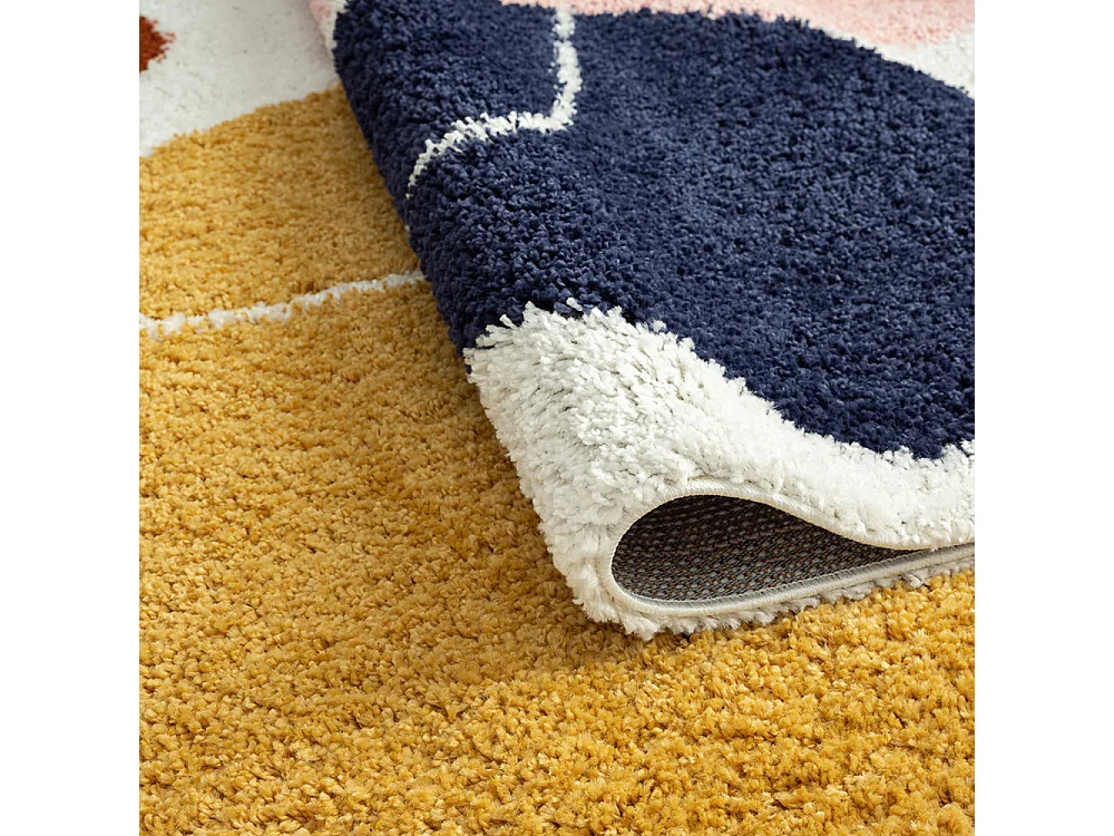 Bloop - Tapis contemporain à motif géométrique -  Multicolore - 120x160cm