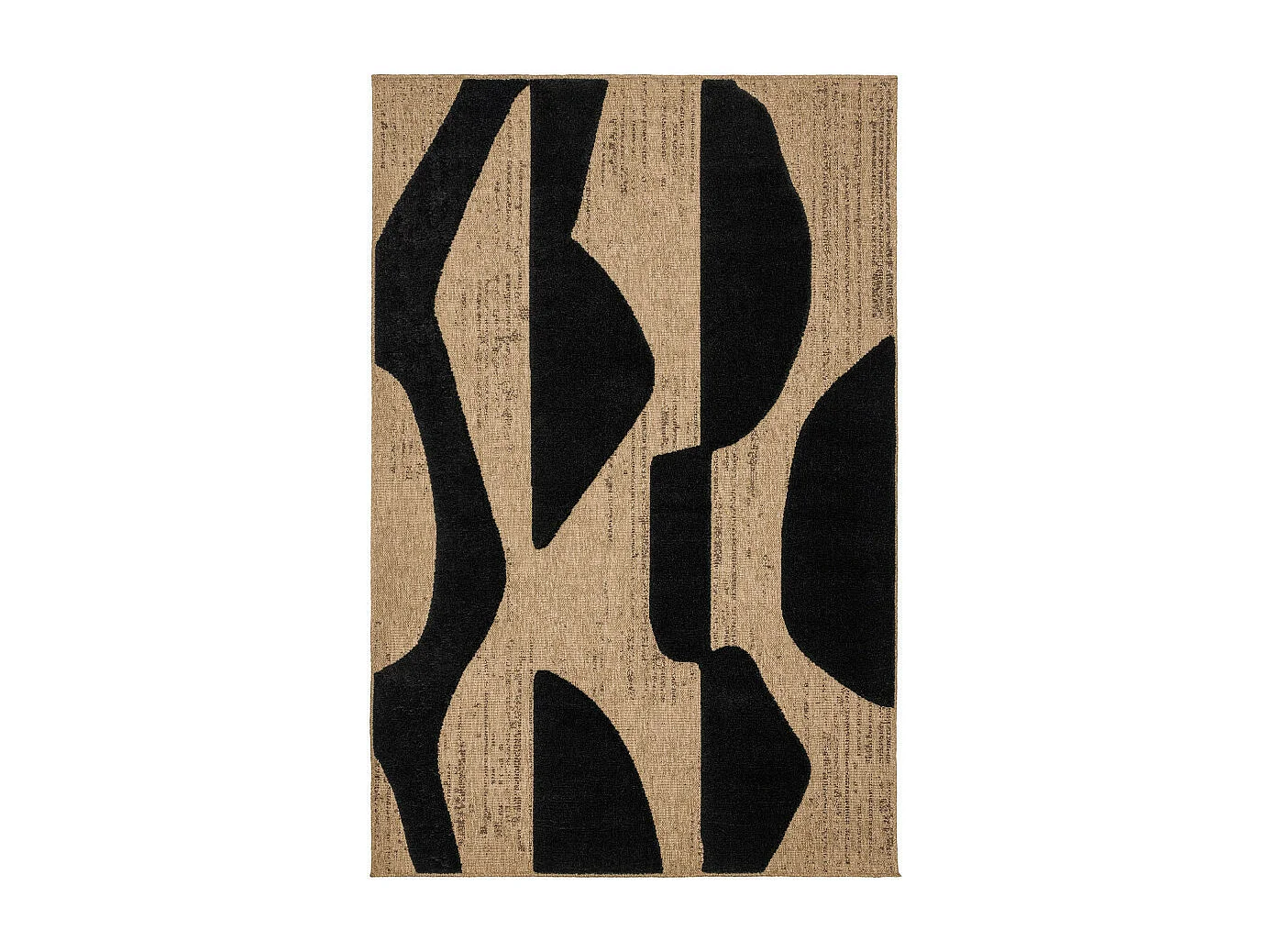 Neon - Tapis bohème à motif géométrique -  Noir - 200x290cm
