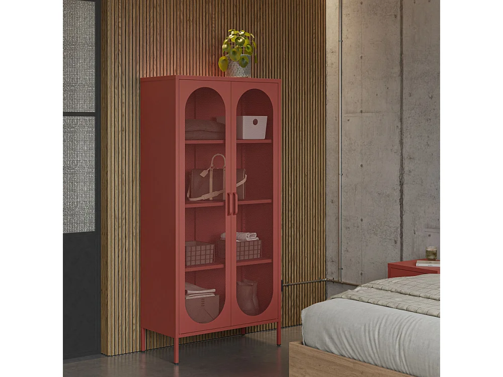 Kast Diora - 80x40x170cm - Bruin