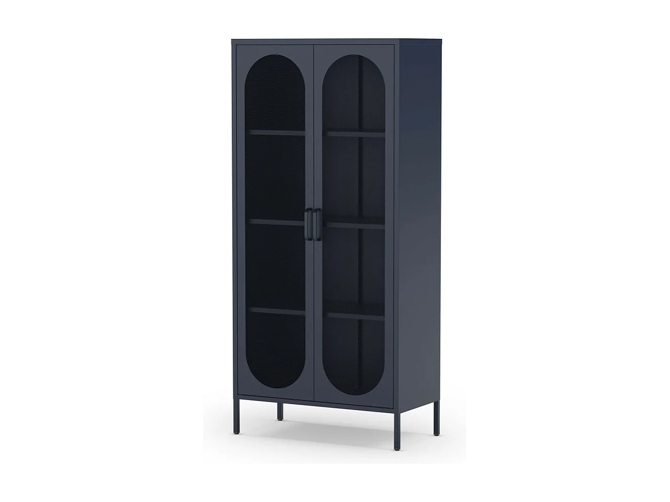 Kast Diora - 80x40x170cm - Blauw