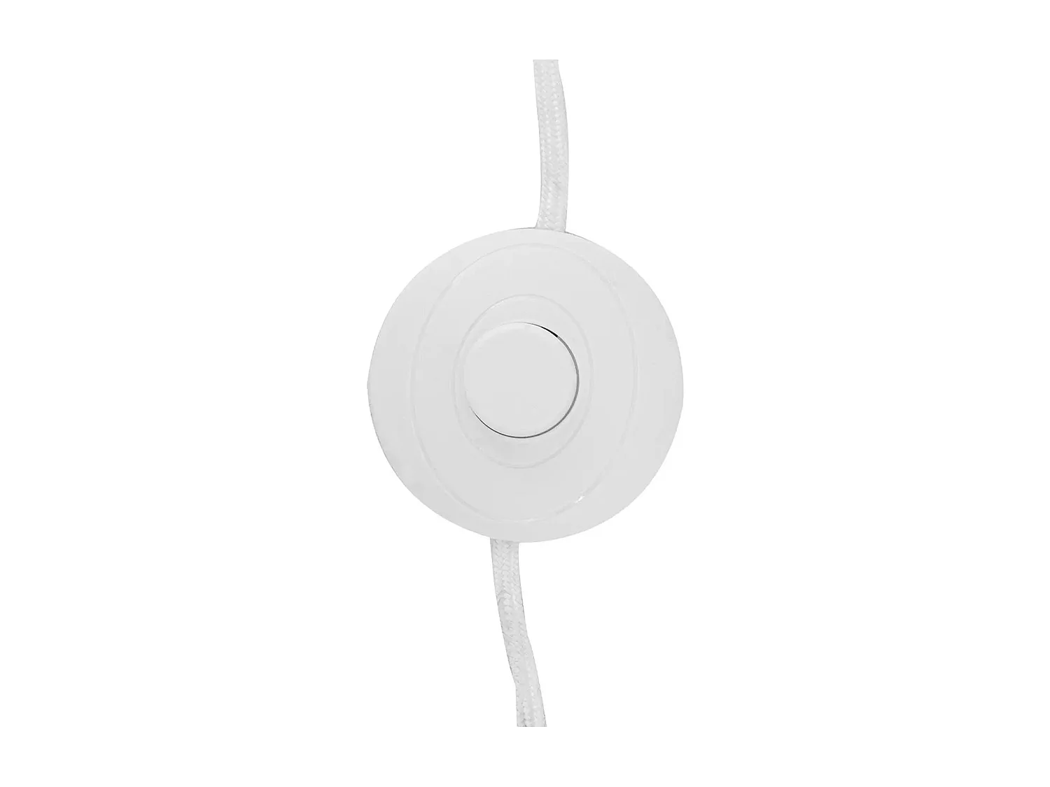 Lampe à poser, lampadaire droit en Polyester et Acier coloris blanc - Longueur 58 x Profondeur 37,5 x Hauteur 115  cm