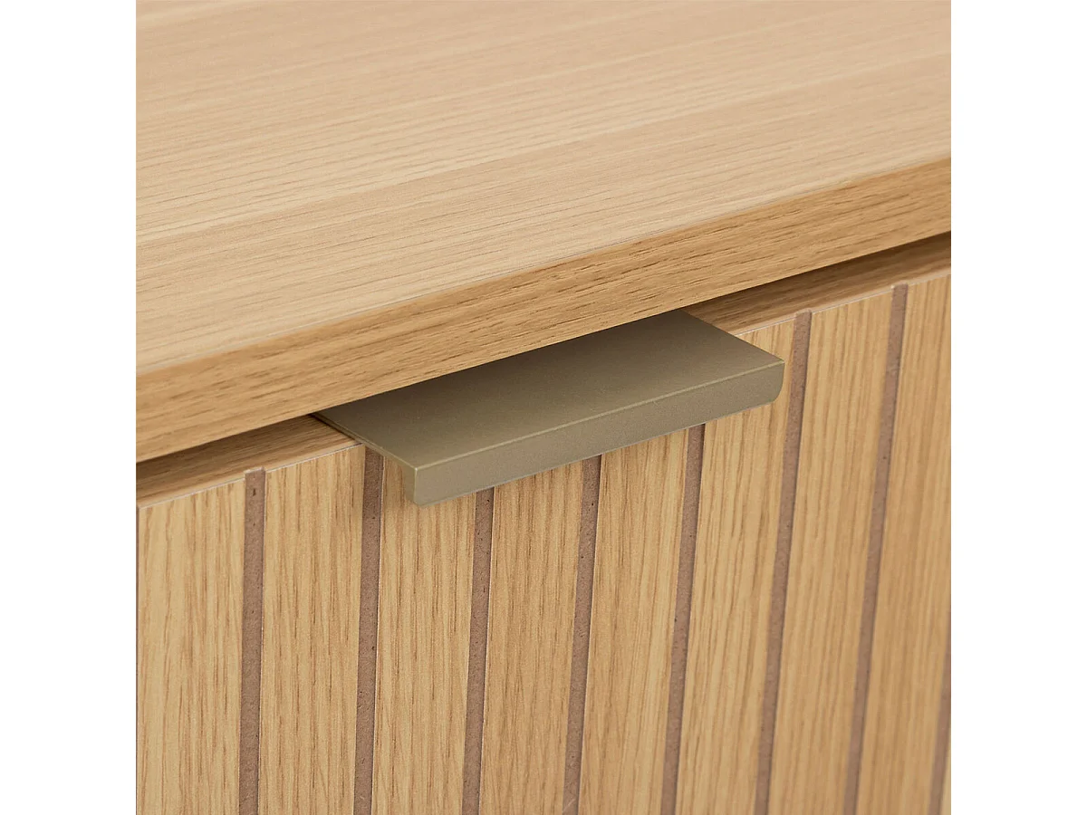 Meuble à chaussures, commode à chaussures avec 3 tiroirs en Melamine/MDF coloris Beige - Longueur 63 x Profondeur 24 x Hauteur 131,5 cm