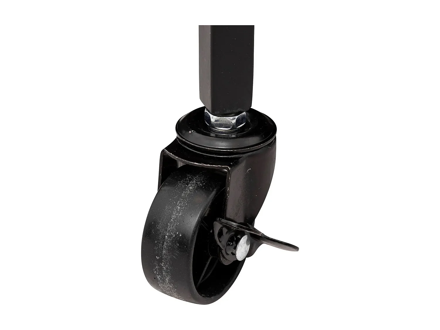 Desserte de cuisine à roulettes en bois naturel et métal noir - Longueur 80 x Profondeur 55 x Hauteur 88,5 cm