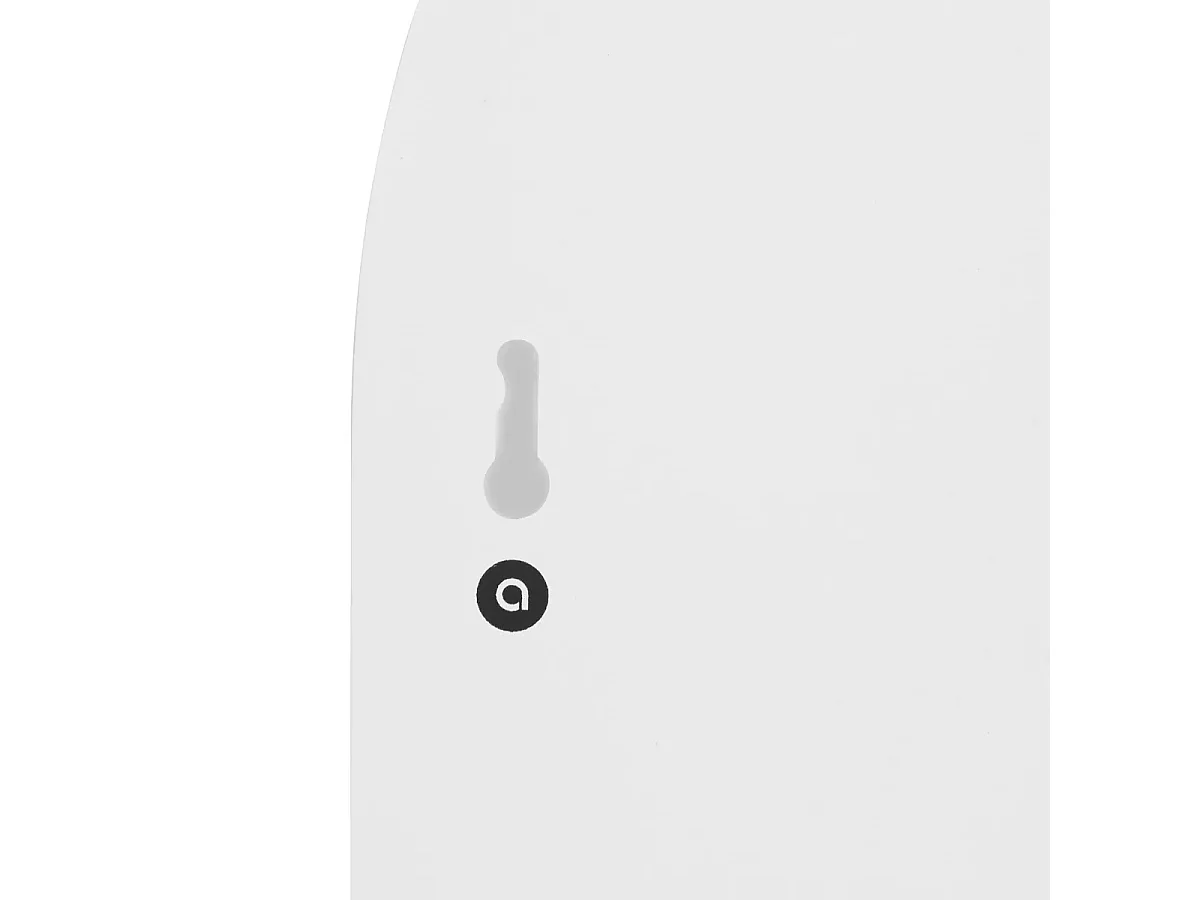 Étagère murale en bois coloris blanc - Longueur 35 x Profondeur 12 x Hauteur 45 cm