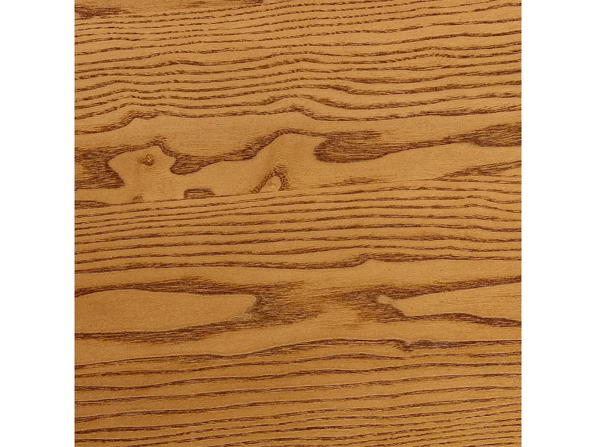 Table à manger, table de repas rectangulaire en bois coloris miel - Longueur 180 x Profondeur 90 x Hauteur 75,50 cm