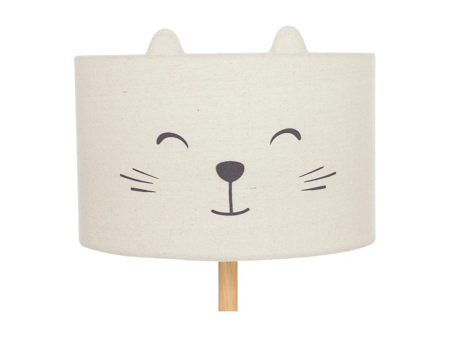 Lampadaire enfant en bois coloris naturel et acier - diamètre 36 x Hauteur 152 cm