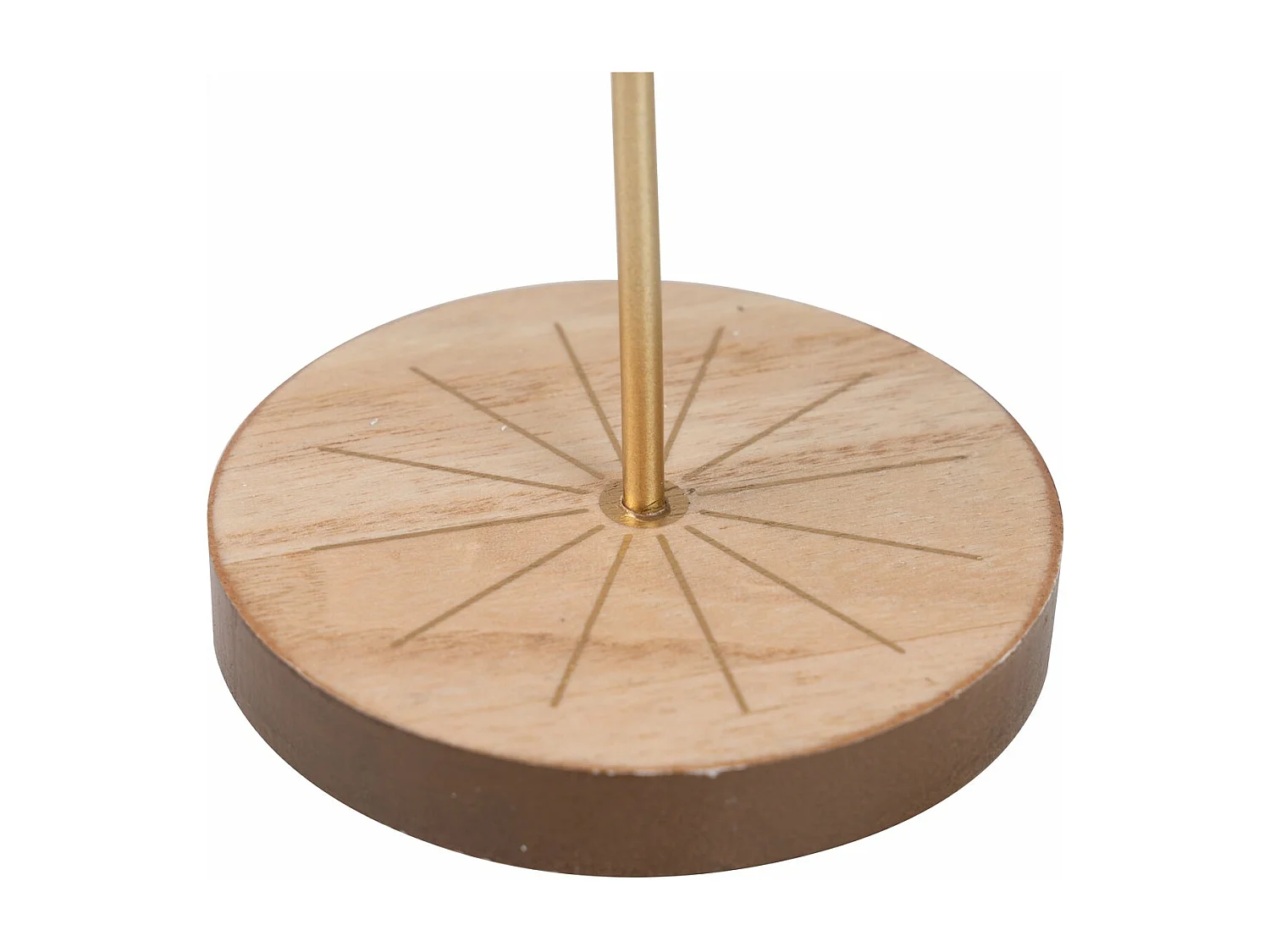 Espejo Tocador Madera Metal Etnico 22x10x32 Cm