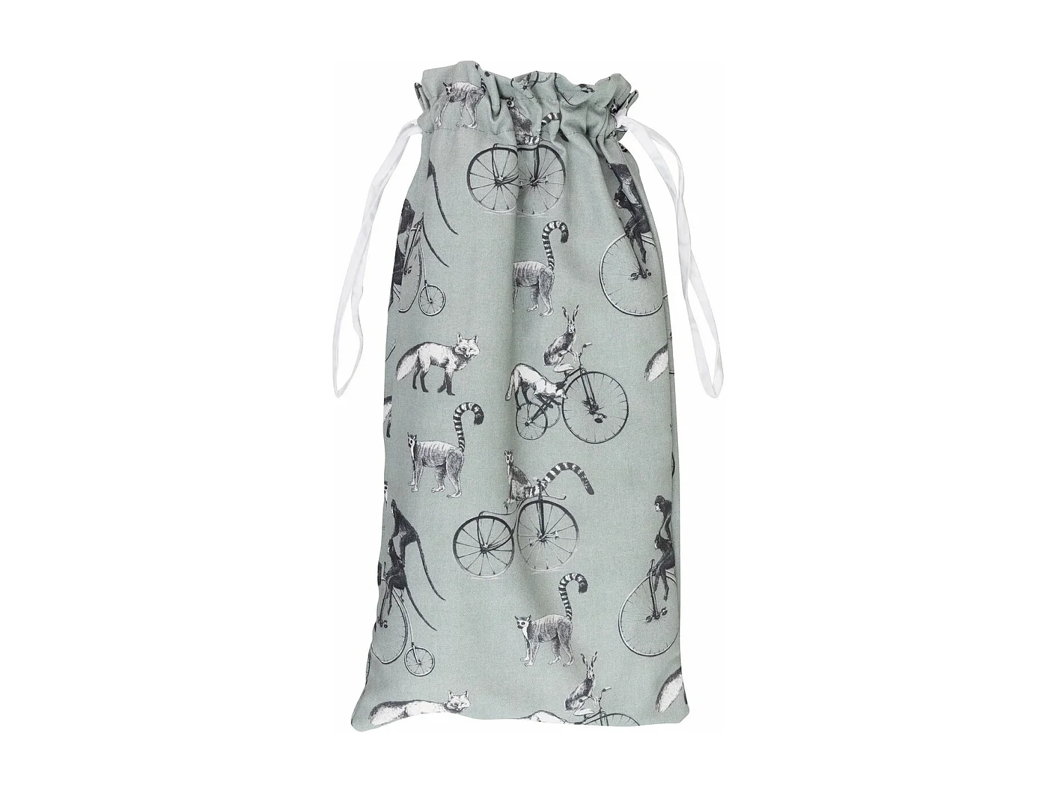 Bolsa Pan Estampado Bicicletas 30x10x60 Cm