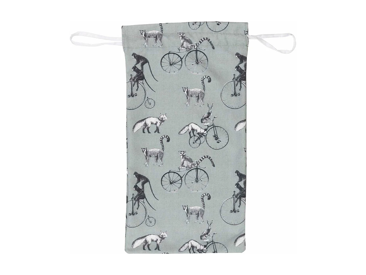 Bolsa Pan Estampado Bicicletas 30x10x60 Cm