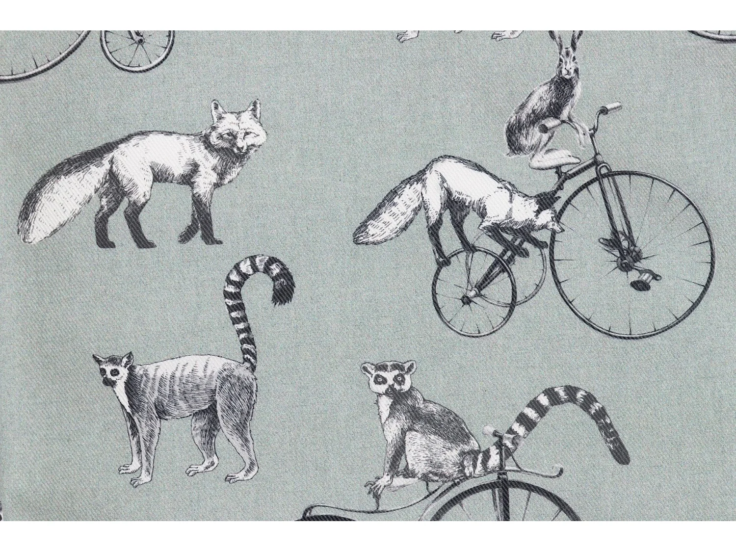 Bolsa Pan Estampado Bicicletas 30x10x60 Cm