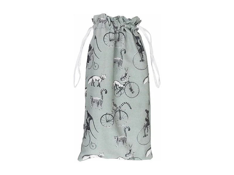 Bolsa Pan Estampado Bicicletas 30x10x60 Cm