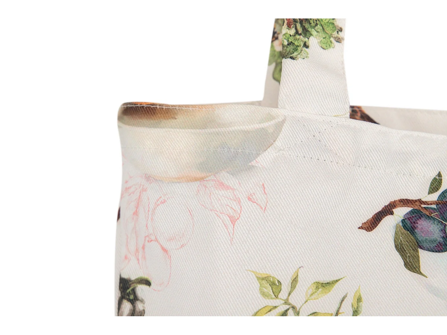 Shopping Bag Higos Pajaros 41x45 Cm