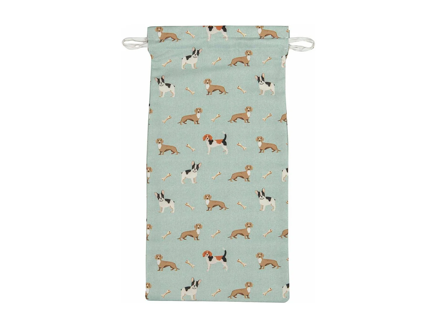 Bolsa Pan Estampado Perros 30x60 Cm