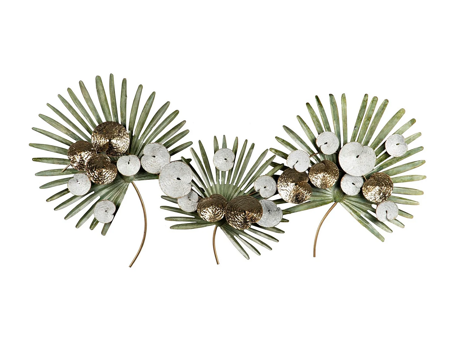 Adorno Pared Metal 135x10x67 Cm