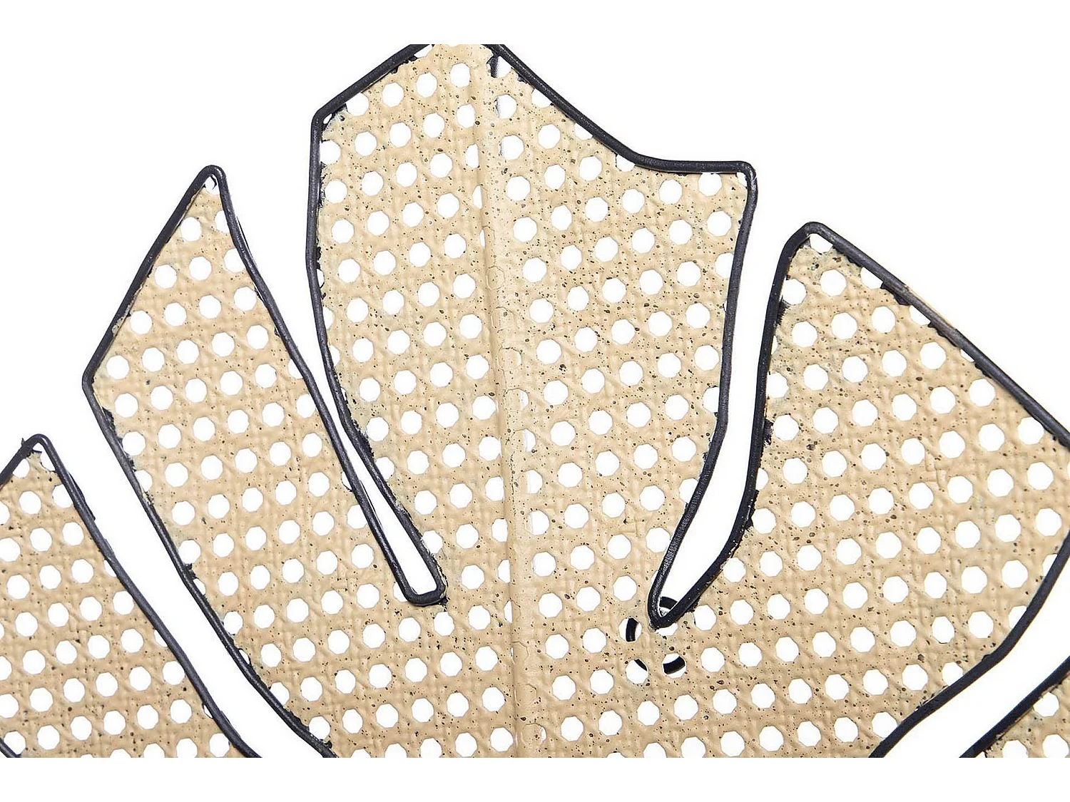 Adorno Pared Hoja Metal Rejilla 47,5x5x87 Cm