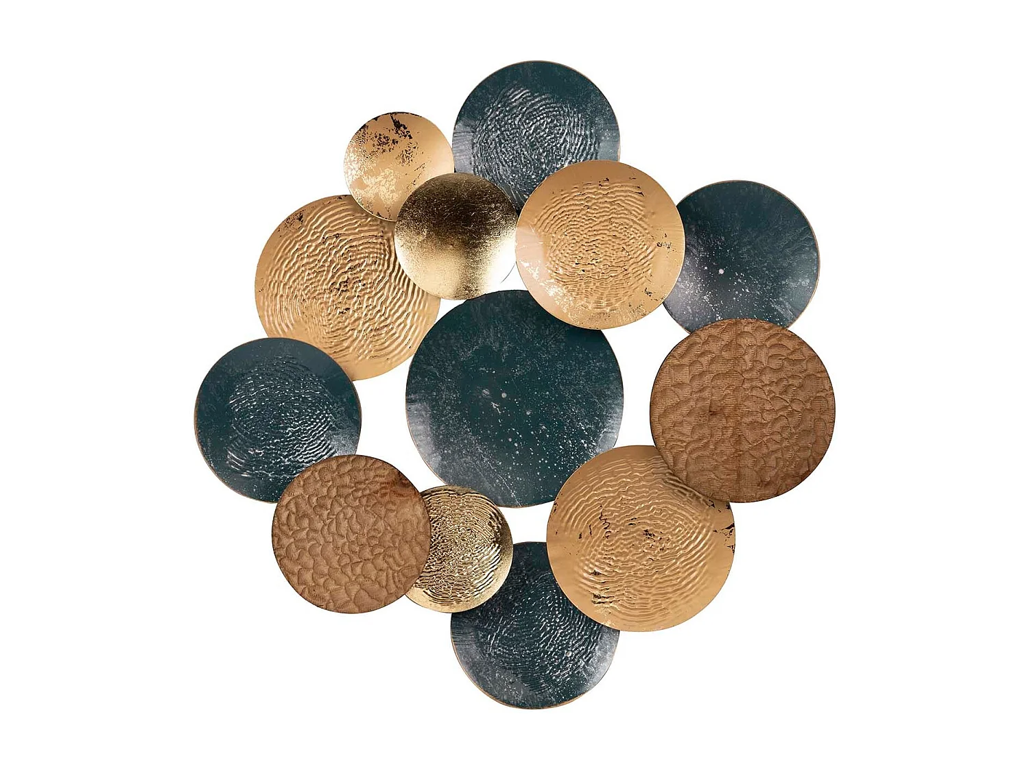 Adorno Pared Metal 75x7x77 Cm