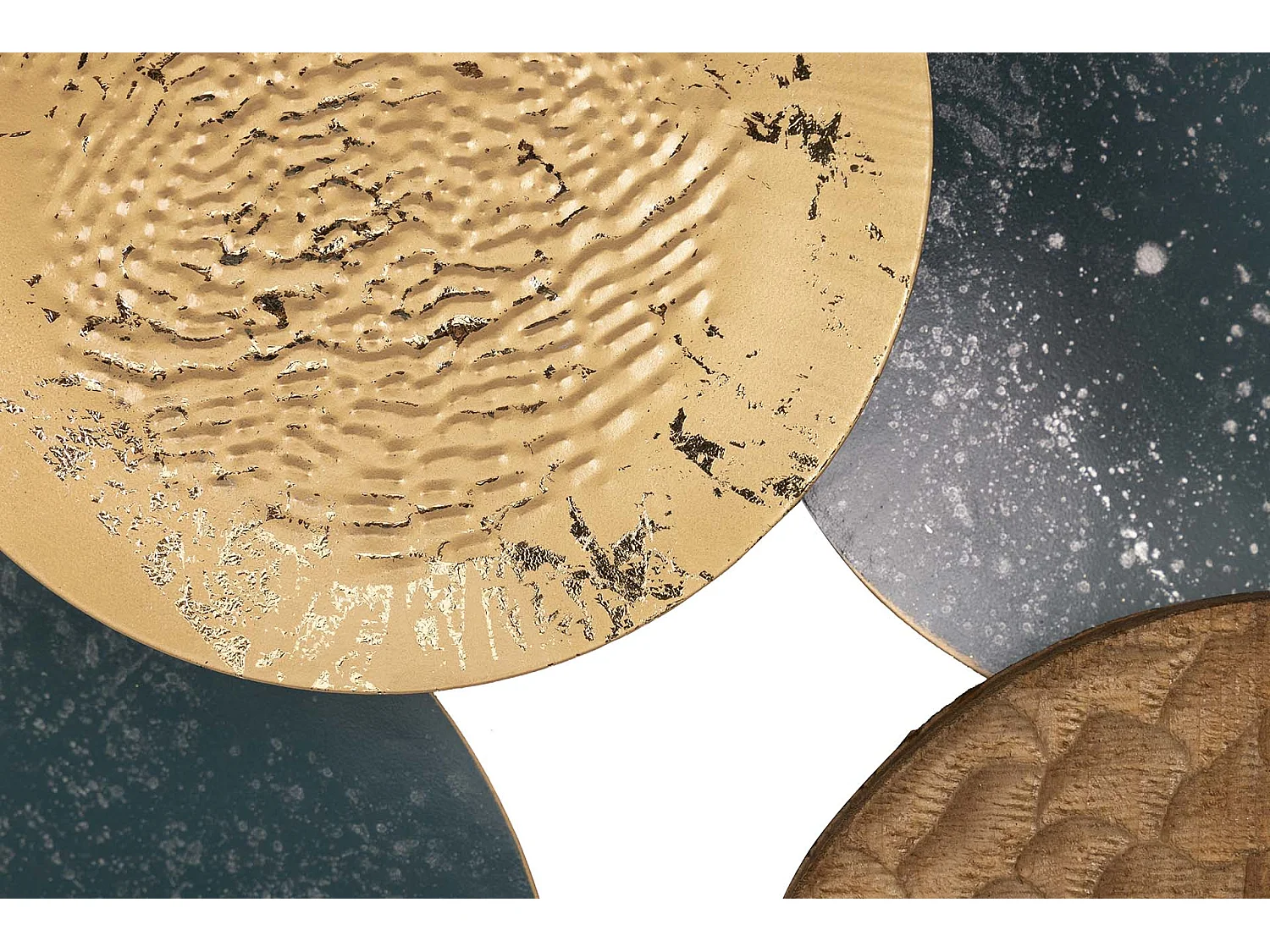 Adorno Pared Metal 75x7x77 Cm