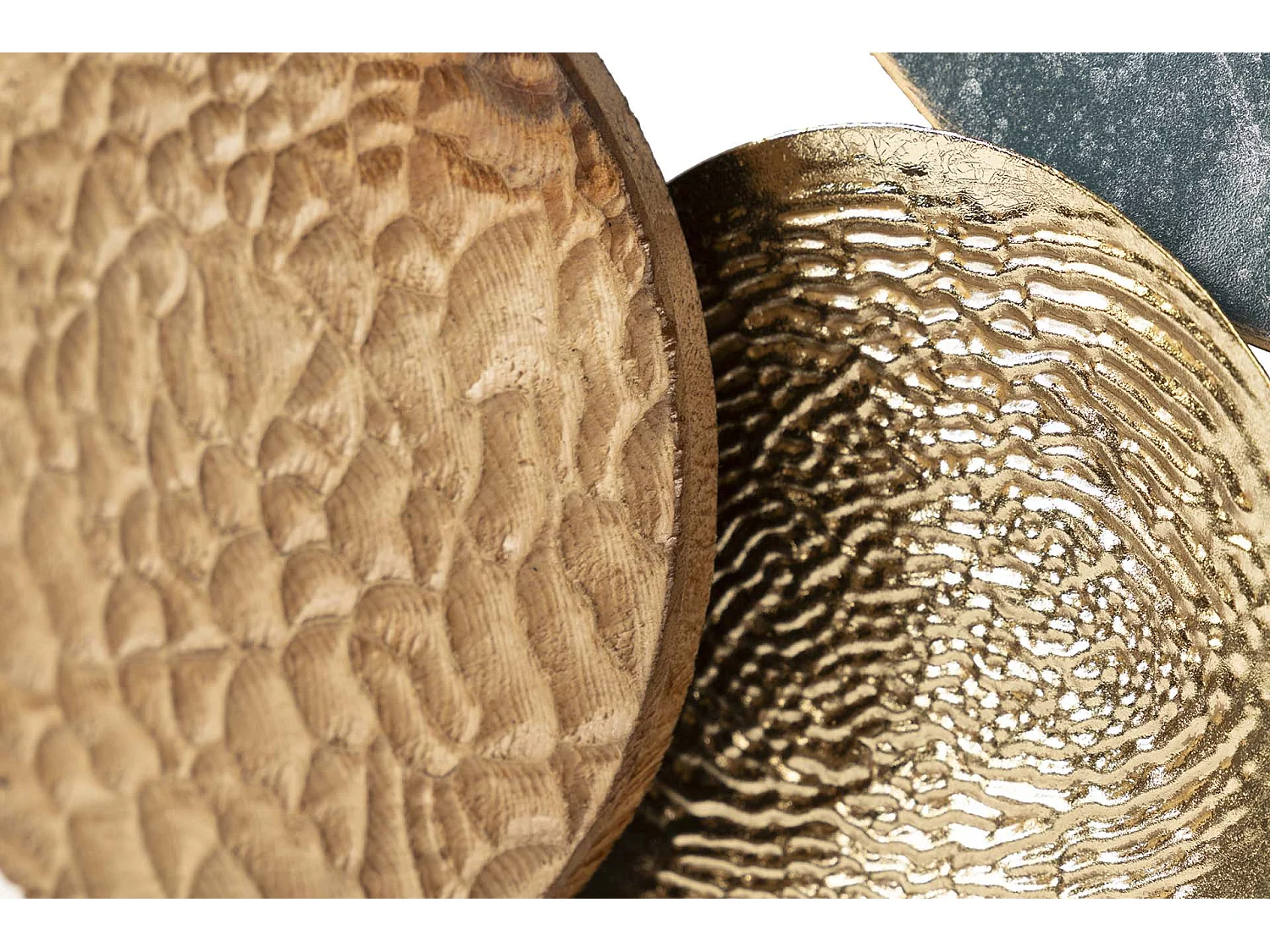 Adorno Pared Metal 75x7x77 Cm