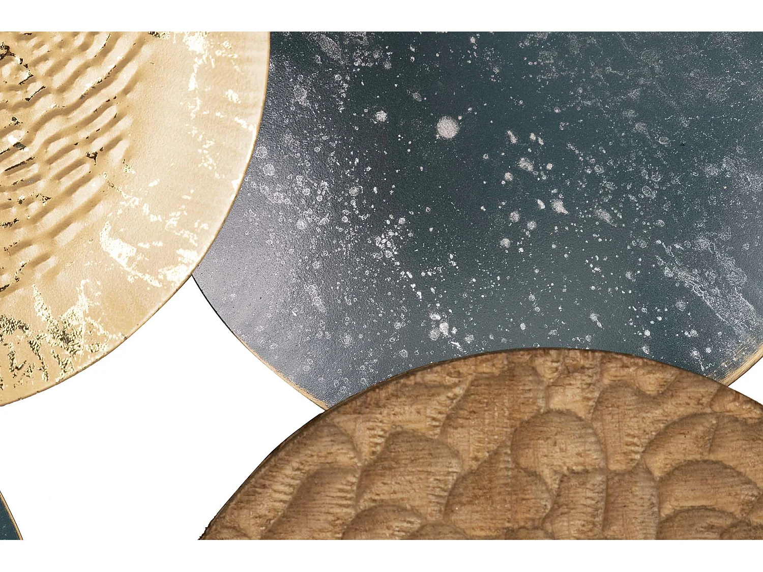 Adorno Pared Metal 75x7x77 Cm