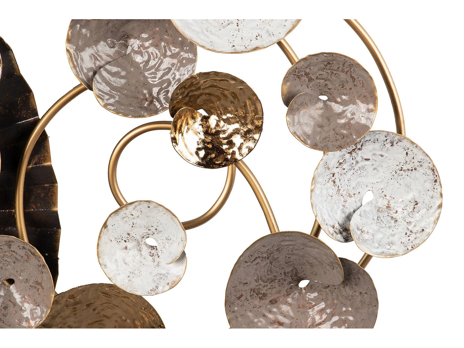 Adorno Pared Metal 120x10x66 Cm