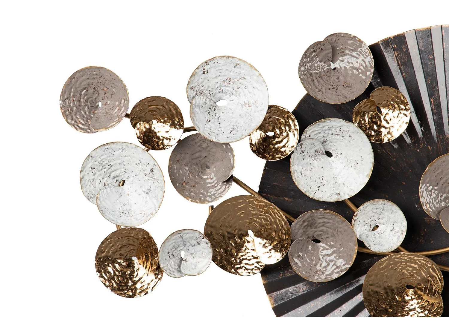 Adorno Pared Metal 120x10x66 Cm