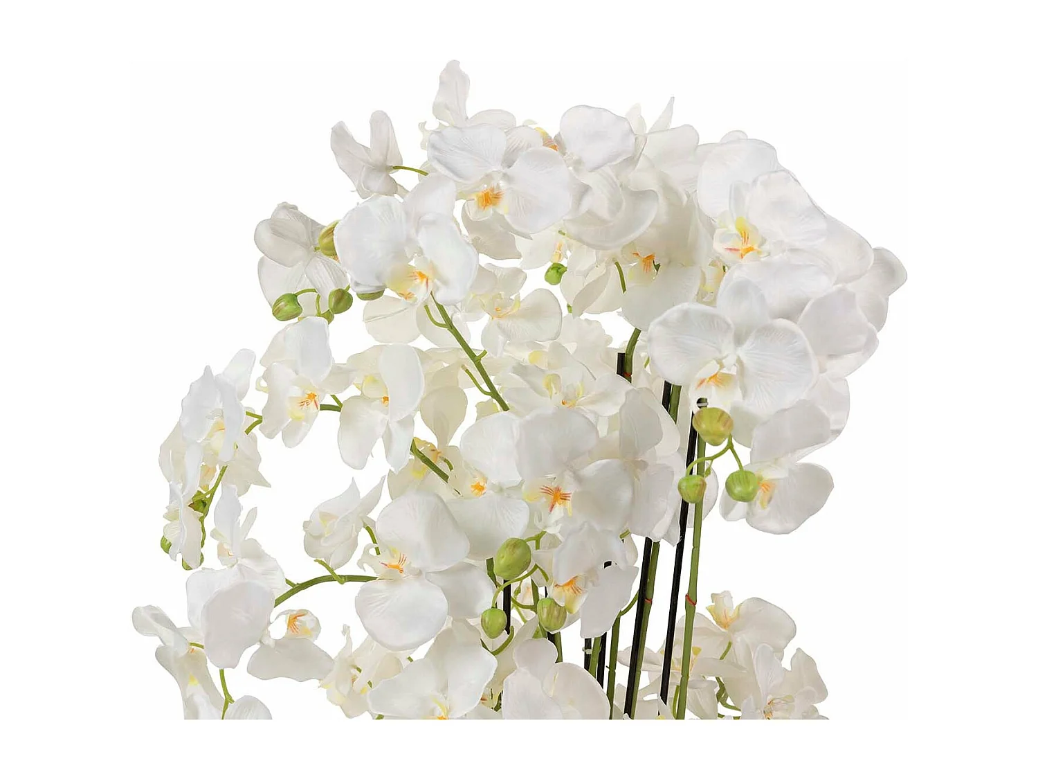 Orquidea Poliester Blanca Con Maceta 70x70x155 Cm
