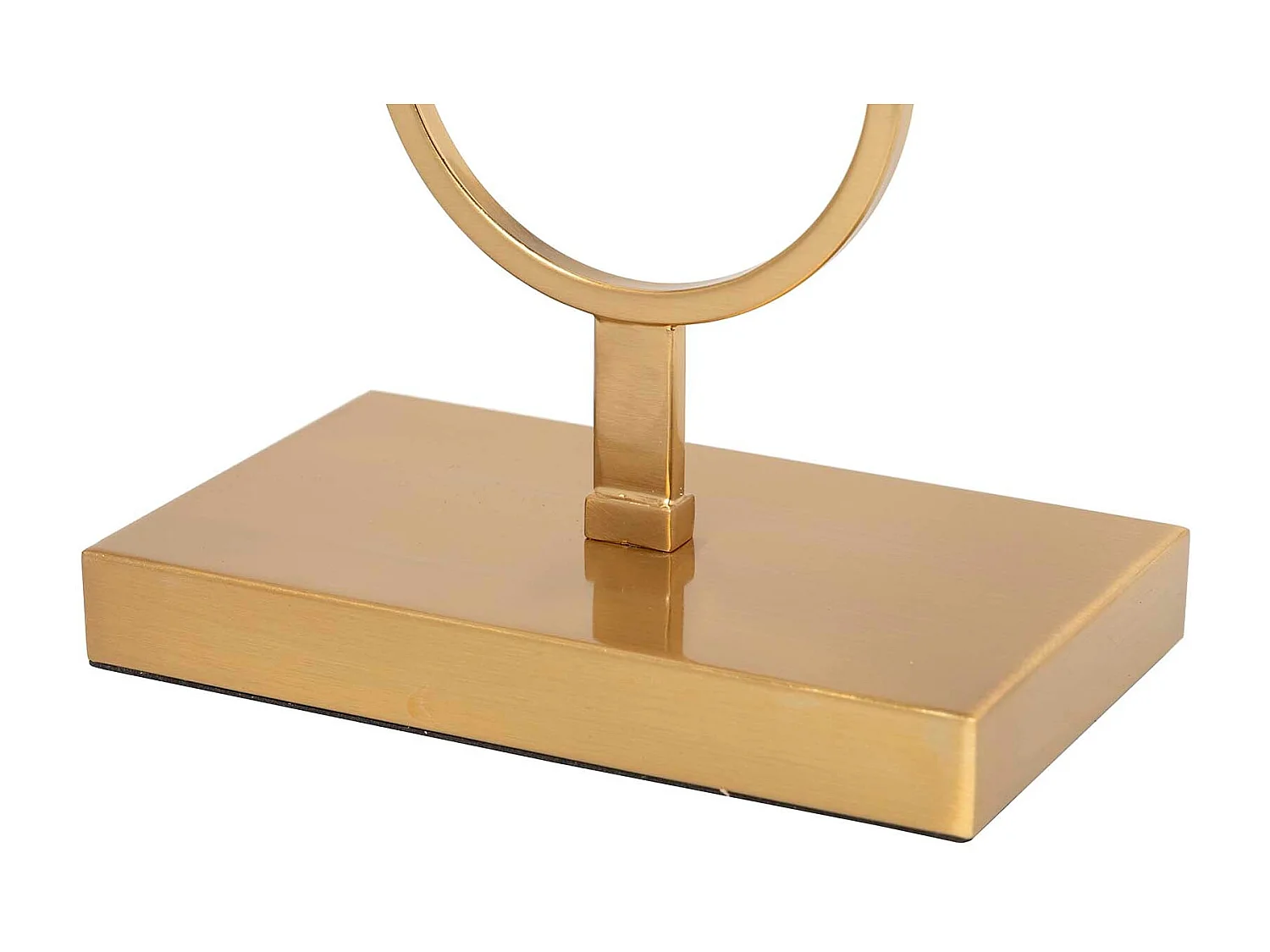 Portavelas Metal Dorado 24x24x36 Cm