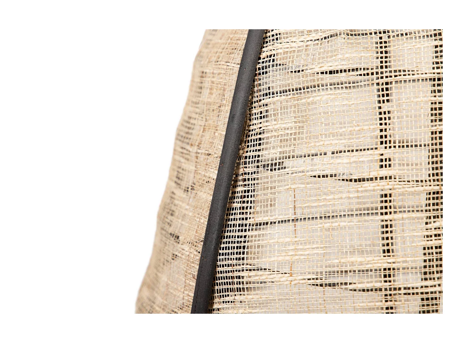 Farol Bambu-lino Natural-negro 33x33x39,5 Cm