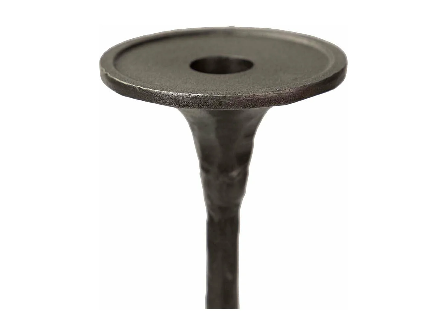 Portavelas Aluminio Negro 14x14x41 Cm