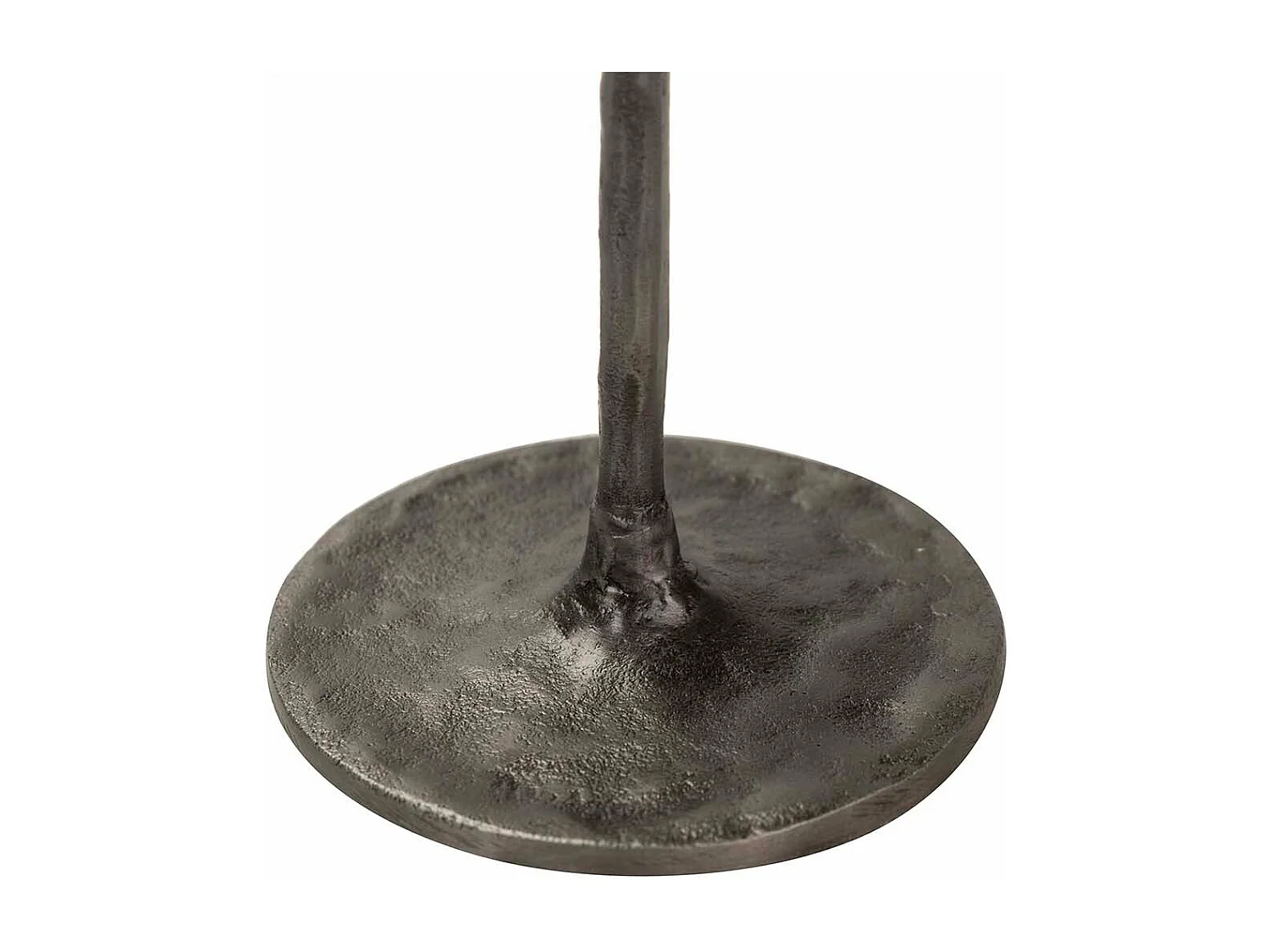 Portavelas Aluminio Negro 14x14x41 Cm