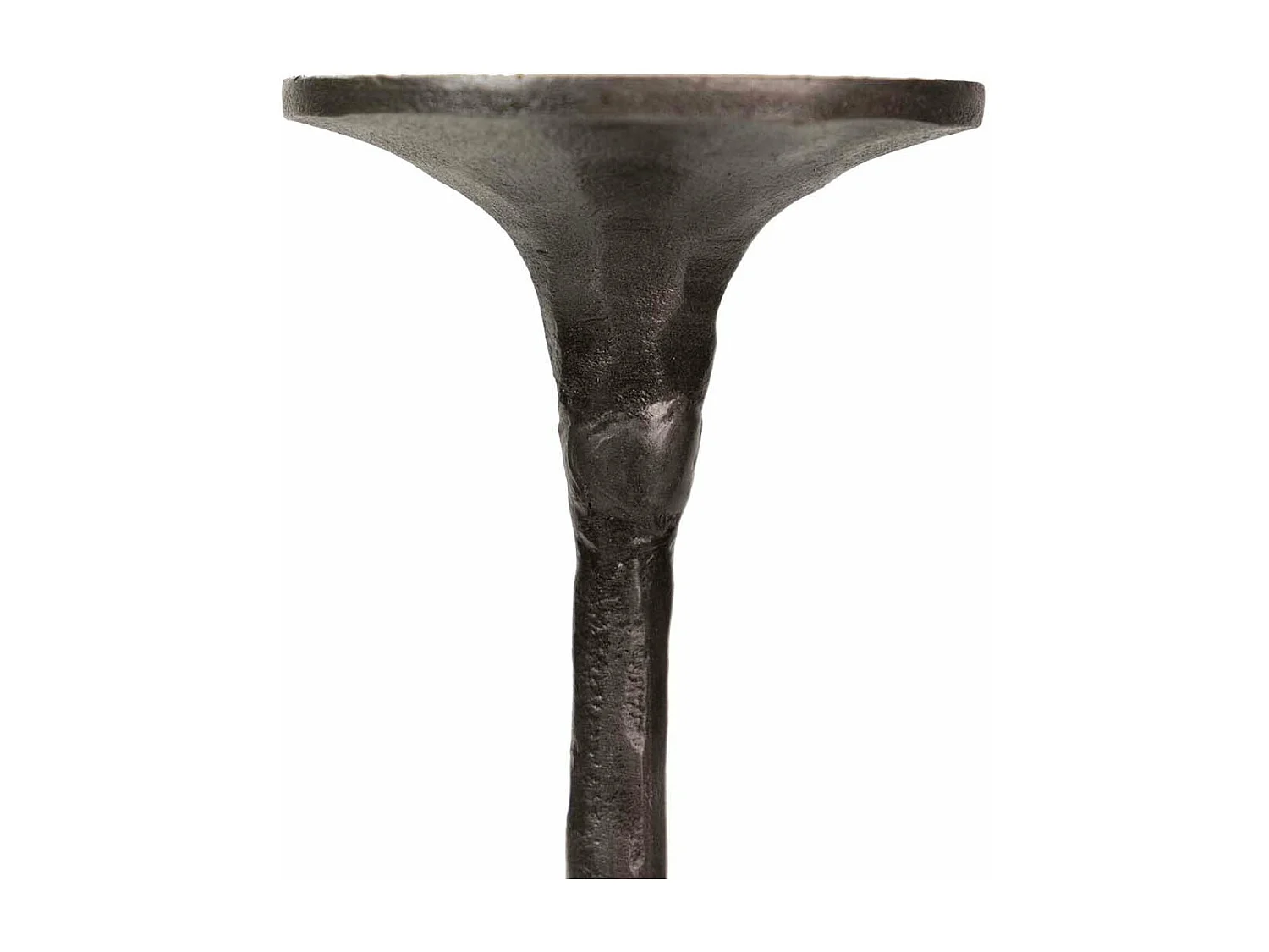 Portavelas Aluminio Negro 14x14x41 Cm