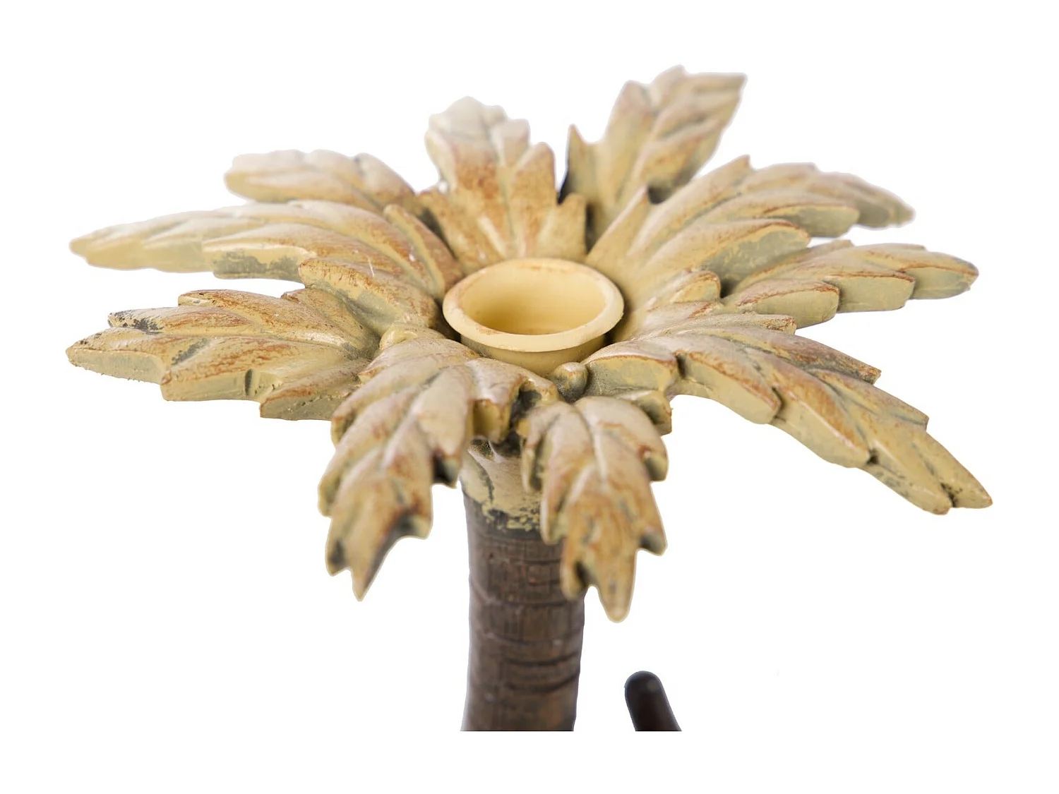 Candelabro Mono Resina 17x16x26 Cm