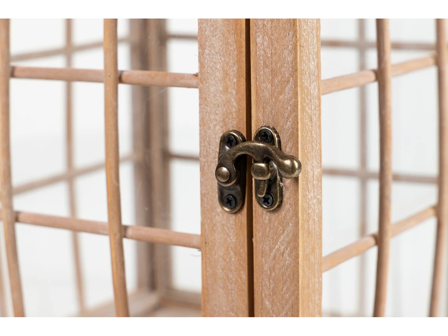 Set 2 Faroles Antique 30x30x80 / 22x22x53 Cm