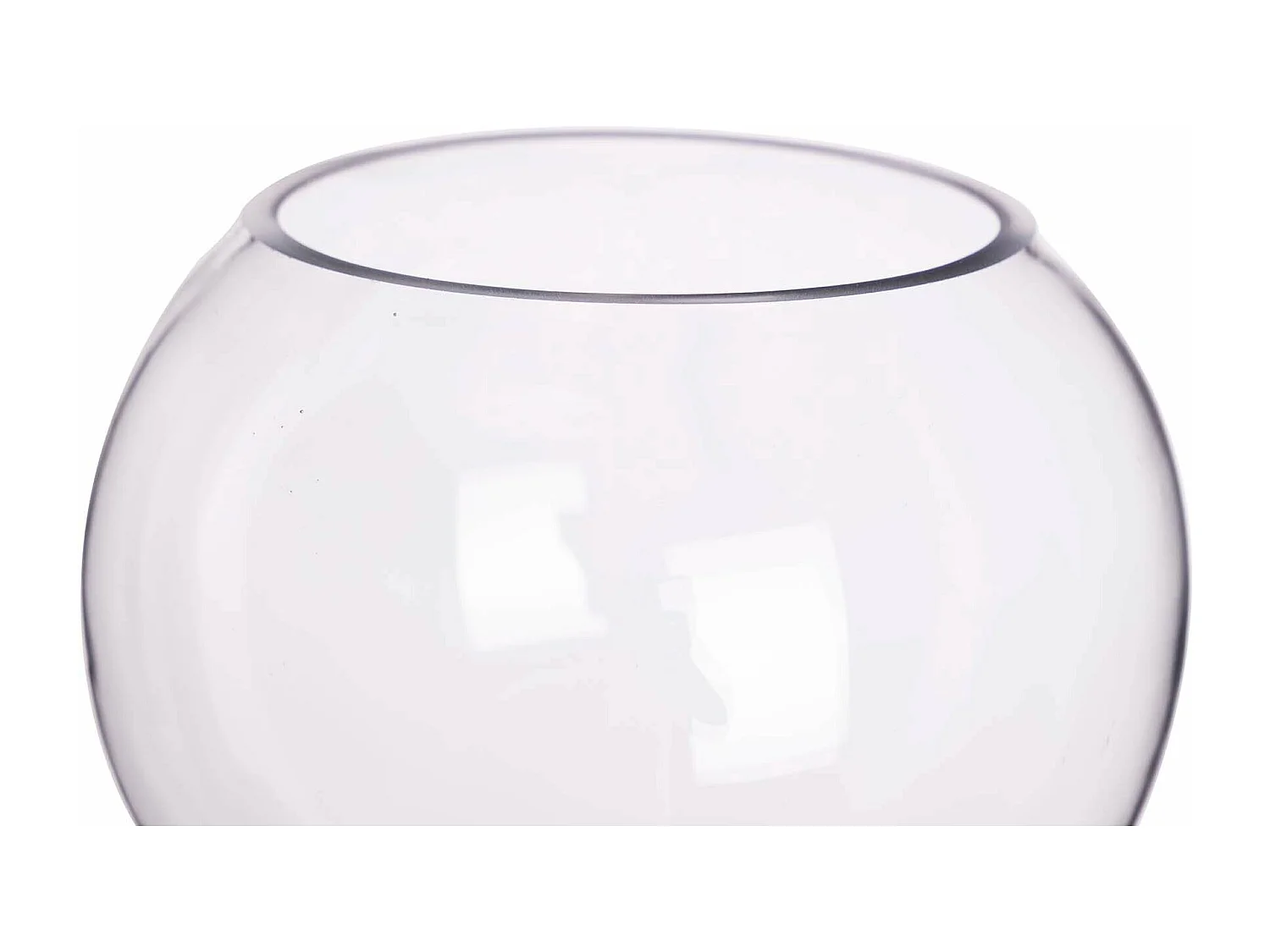 Candelabro Rddedondo De Cristal 14x14x40 Cm