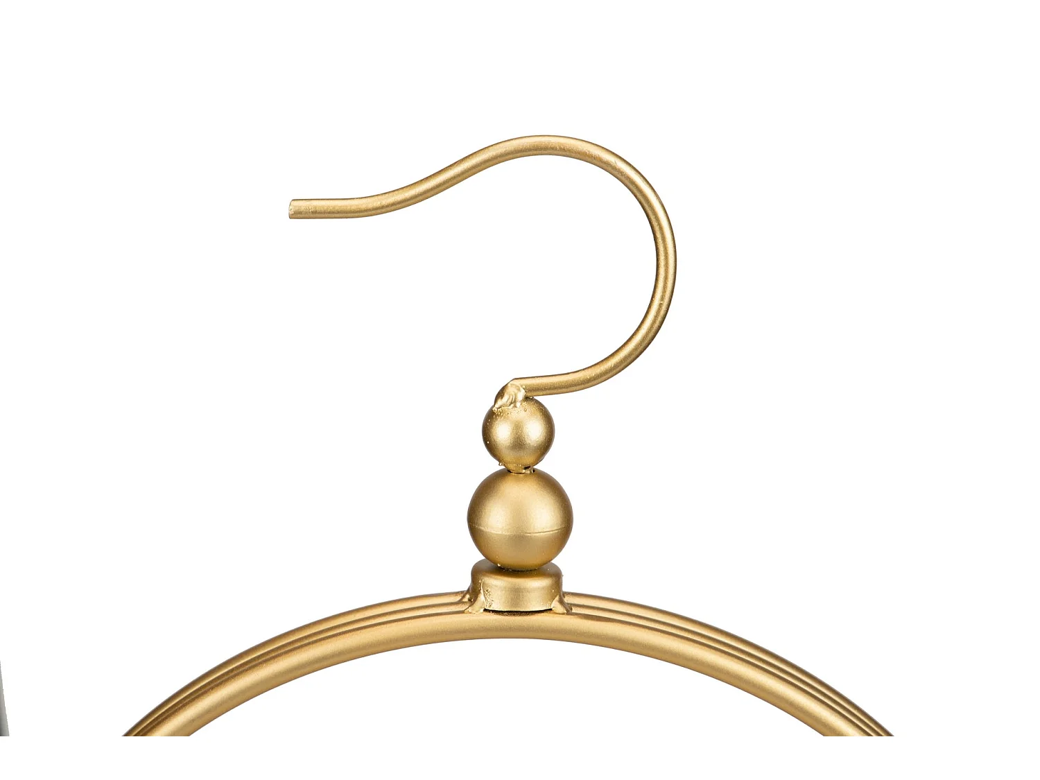 Candelabro Metal Dorado 27x14x42 Cm