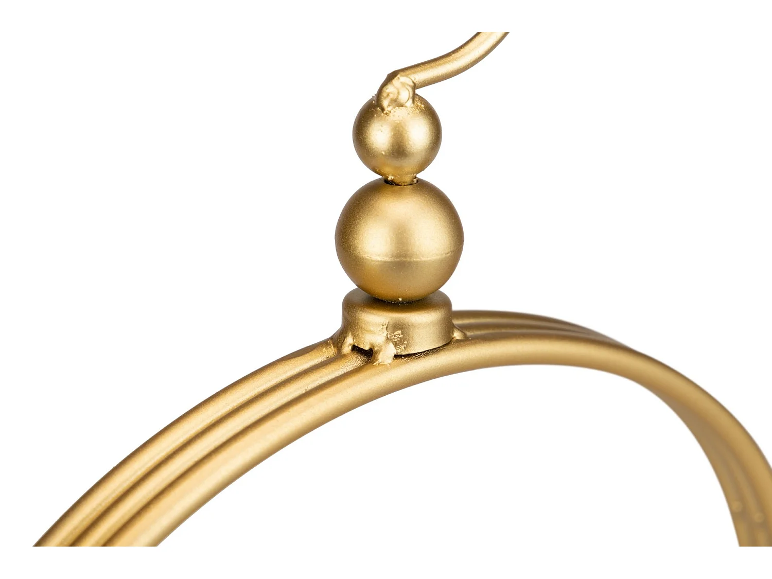 Candelabro Metal Dorado 27x14x42 Cm