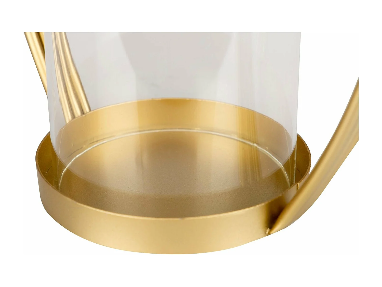 Candelabro Metal Dorado 27x14x42 Cm