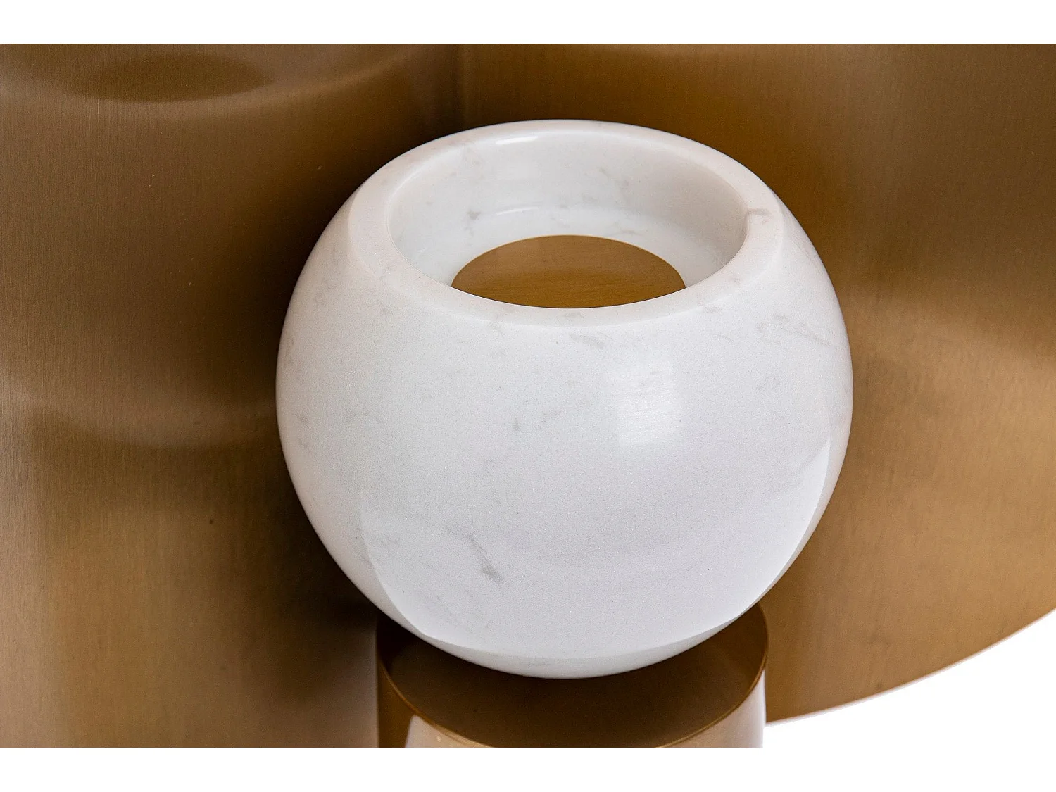 Portavela Marmol / Acero Inoxidable 35x12x46 Cm