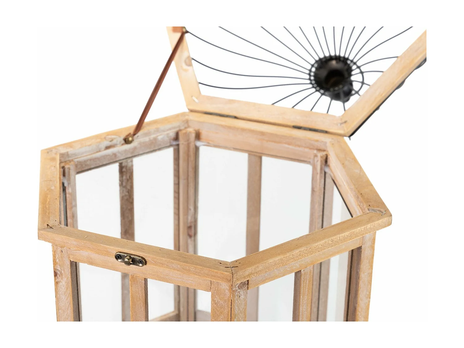 Set 2 Faroles Antique  35x31x83 / 26x23x65 Cm