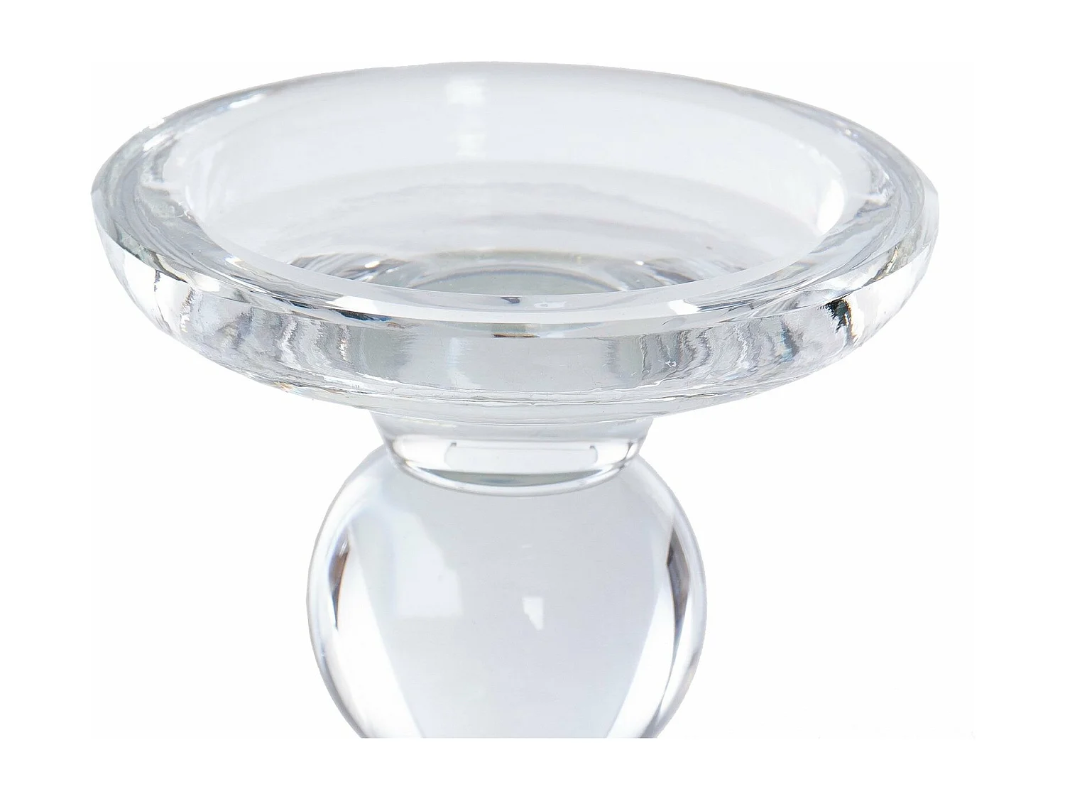 Portavelas Cristal 10x10x38 Cm