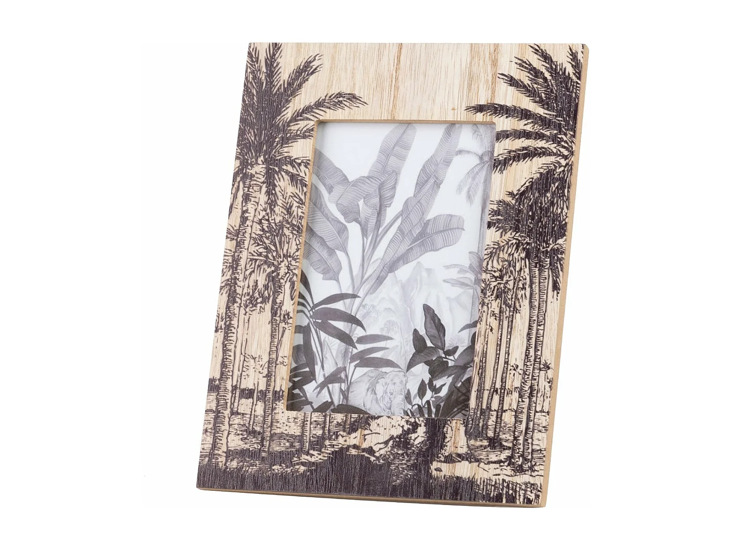 Portafotos Tropical Narural Negro 13x18 Cm