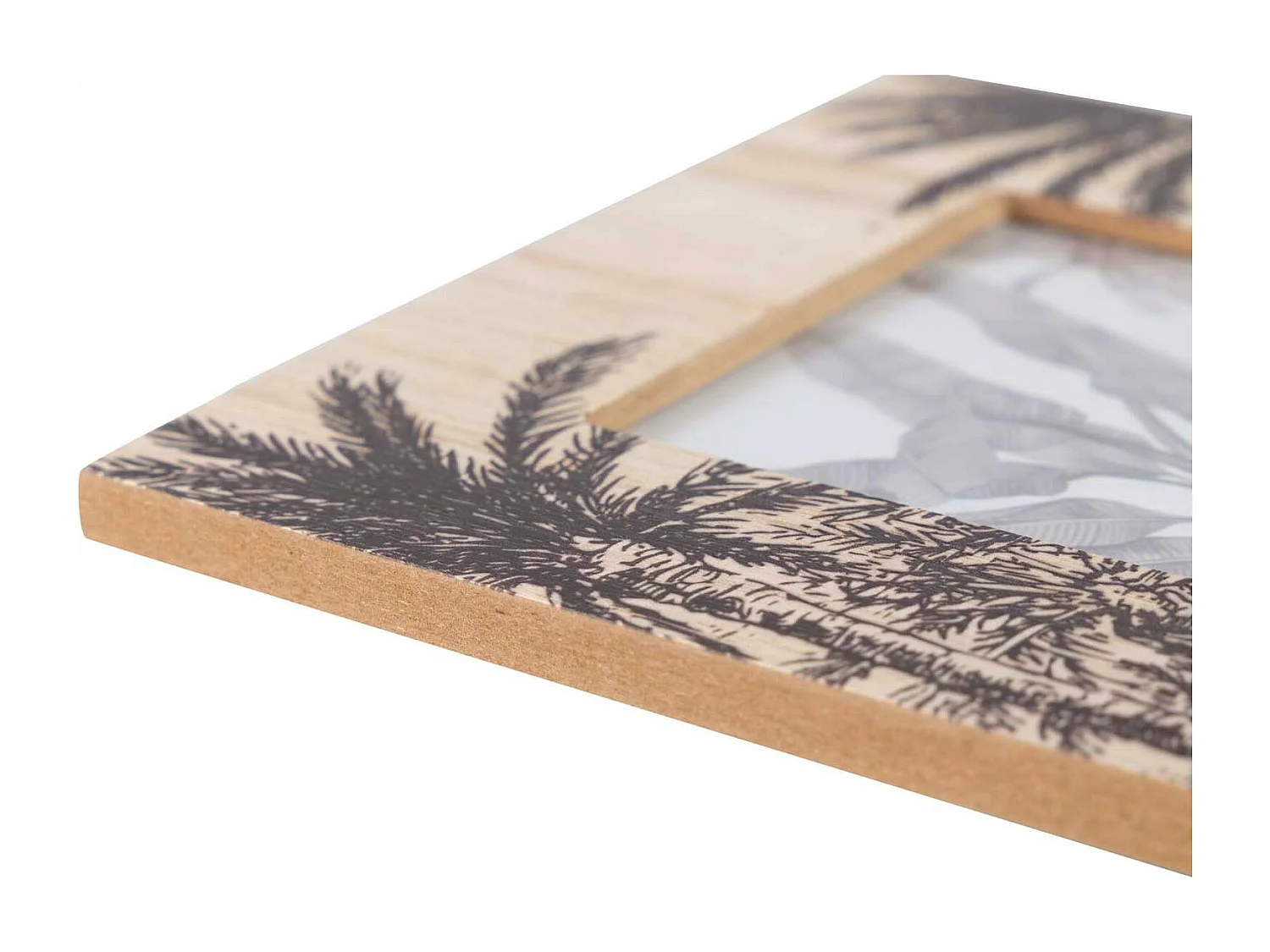 Portafotos Tropical Narural Negro 13x18 Cm