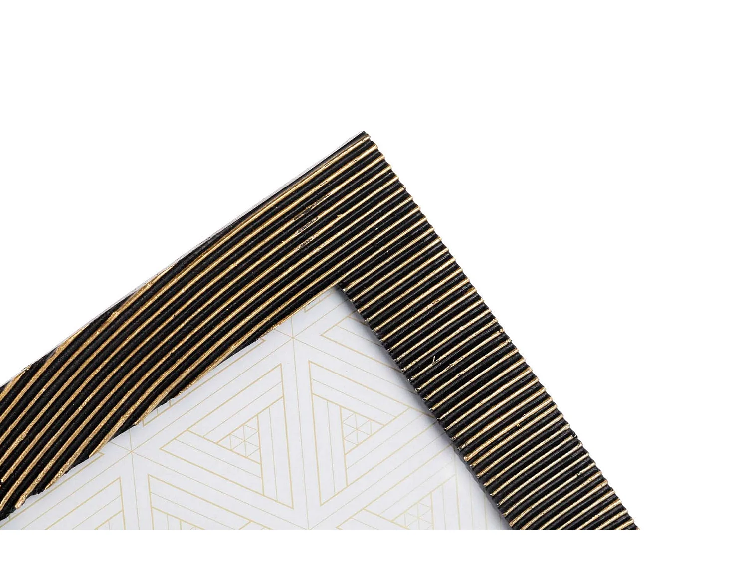 Portafotos Resina Negro Dorado 15x20 Cm