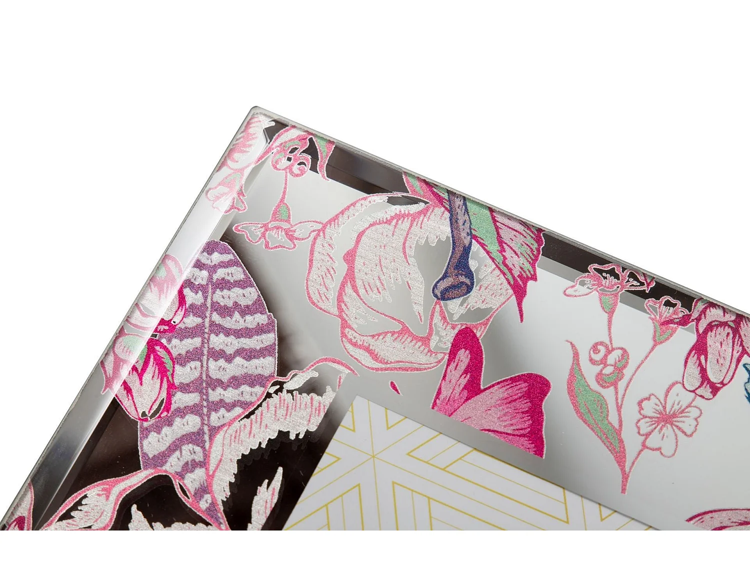 Portafotos Espejo Impresion Mariposas 10x15 Cm