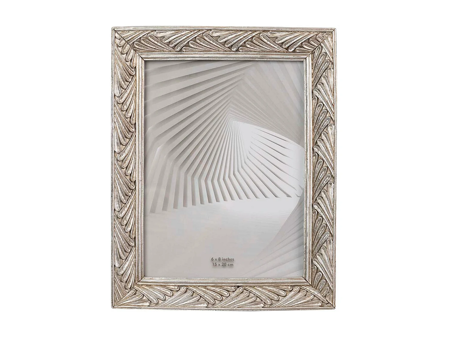 Portafotos Resina Plateado 15x20 Cm