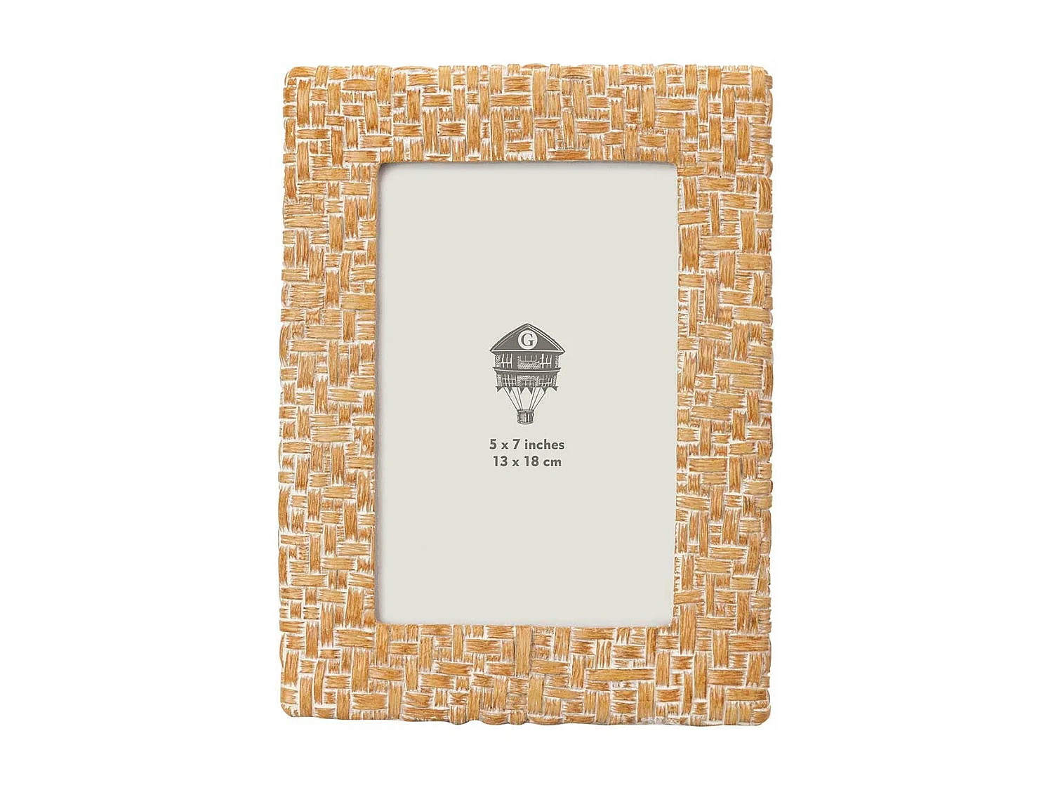 Portafotos Resina Natural Blanco 13x18 Cm