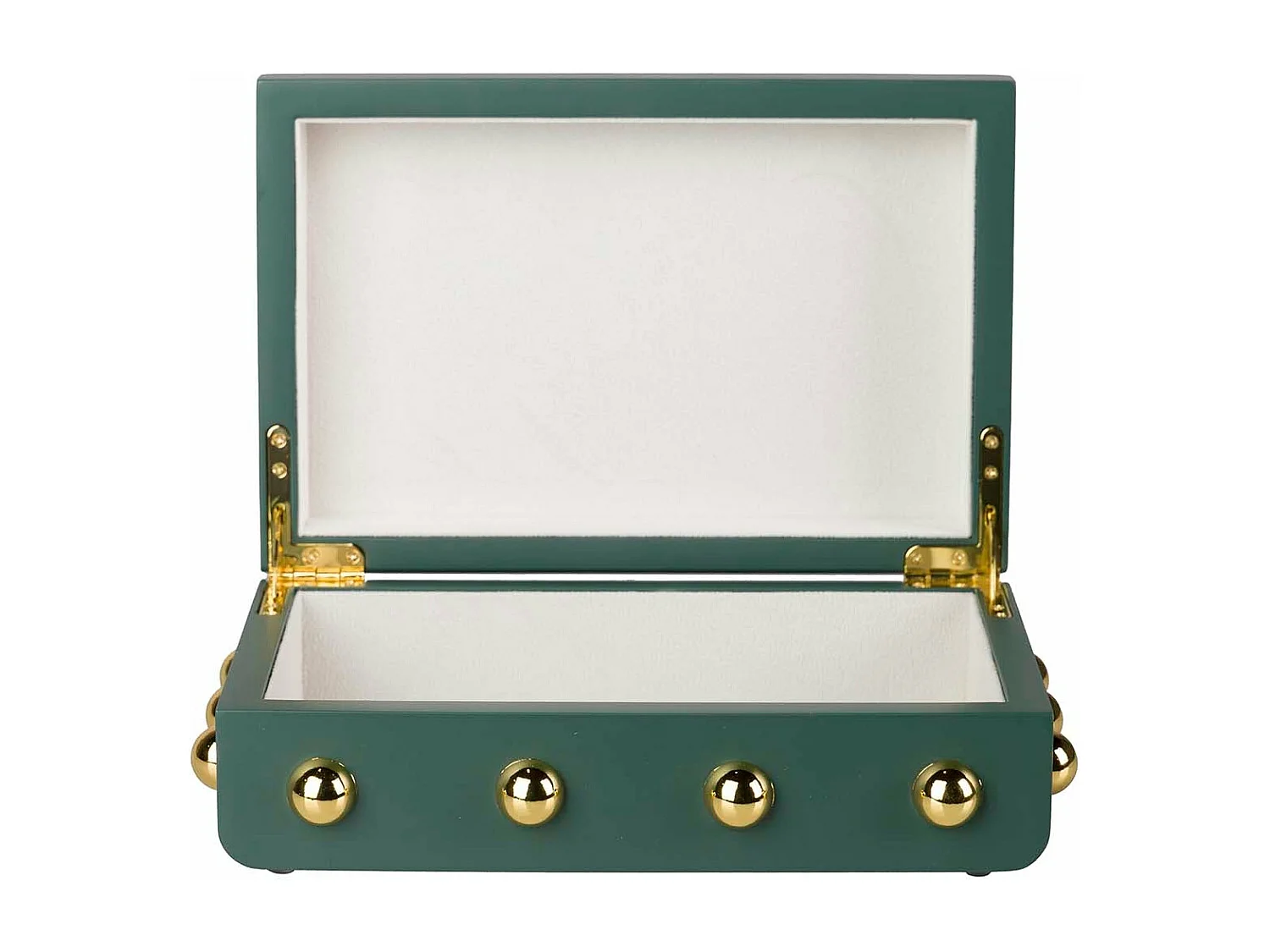 Caja Mdf Zinc Tachuelas Verde 24x16x8 Cm