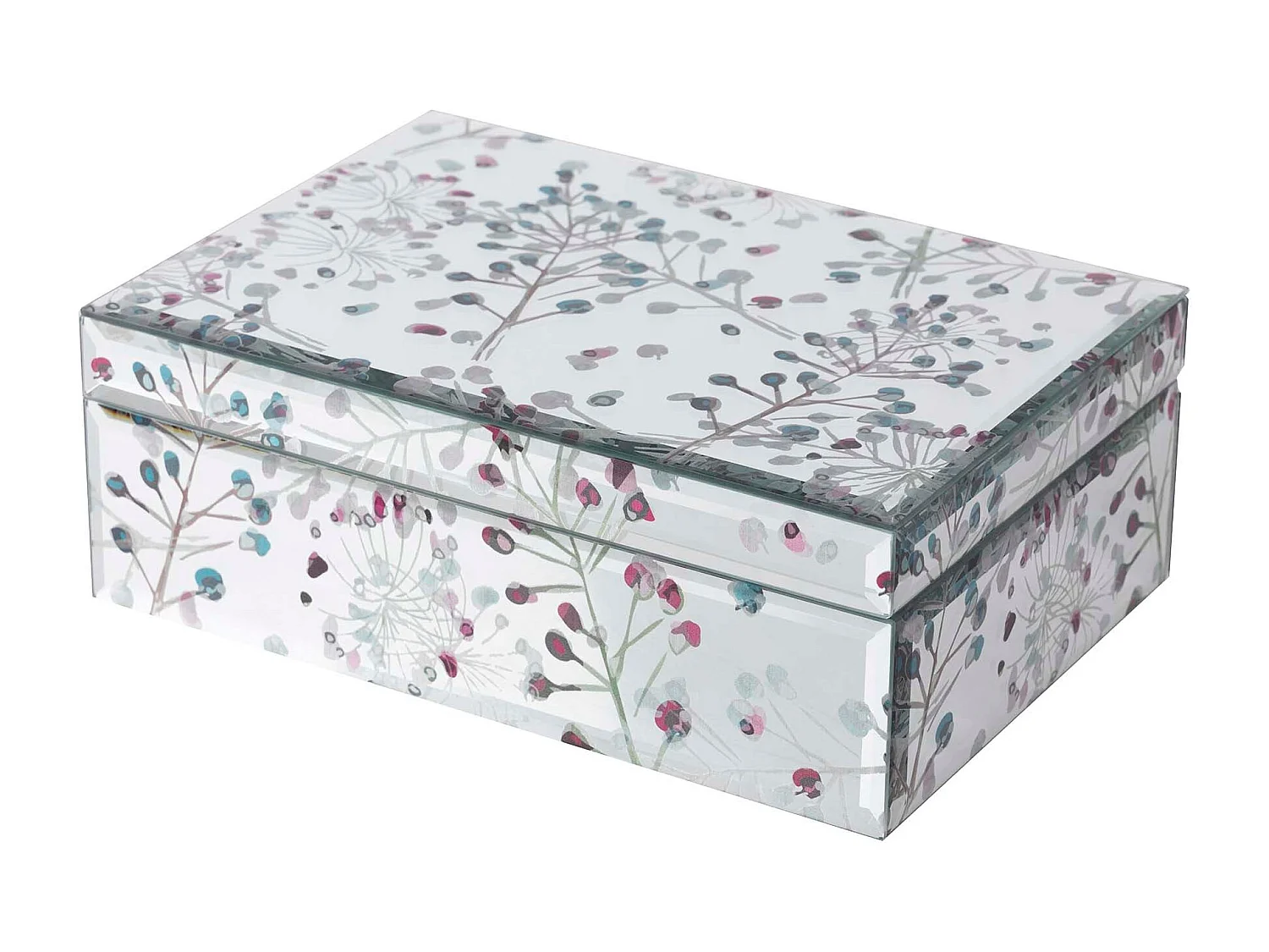 Caja Cristal Impresion Foil 26x18x10 Cm